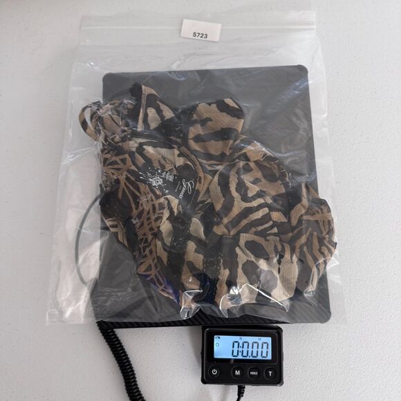 Vintage‎ Guess Tiger Blouse Women's Large Animal Print Long Sleeve Pleated Y2K - Picture 7 of 7